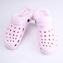 Men's Hollow Comfortable Breathable Leisure Garden Ladies Hollow Cotton Slippers