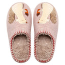 Home Cute Cartoon Plush Indoor Non-slip Cotton Slippers