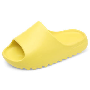 Children Stepping On Shit Slippers Wearing Thick Soles