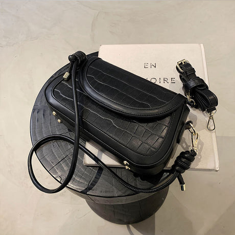 Stone Pattern Shoulder Bag Atmospheric Messenger - Dazpy