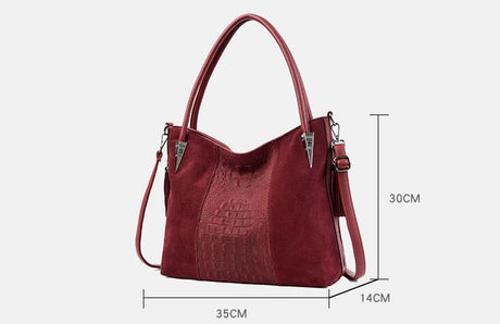 Large Capacity Bag Women's Autumn And Winter New Pattern Fashion Women's Bag Popular Frosted Women's Shoulder Bag Portable Bag - Dazpy