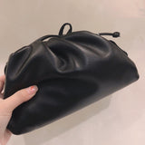 Fashion One-shoulder Messenger Hand-made Dumpling Bag Female - Dazpy