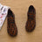 Flat Single Leopard Print Lazy Cotton Fisherman Shoes