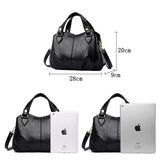 Multifunctional Handbag Sheepskin Stitching One-shoulder Messenger Bag - Dazpy