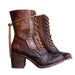 High heeled Martin Booties - Dazpy