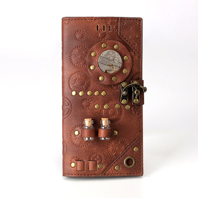 Steampunk ladies long wallet - Dazpy