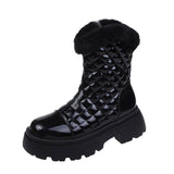 Suitable For Short Round Toe Fashion Boots Retro Casual Trend - Dazpy