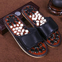 Pebble foot massage slippers
