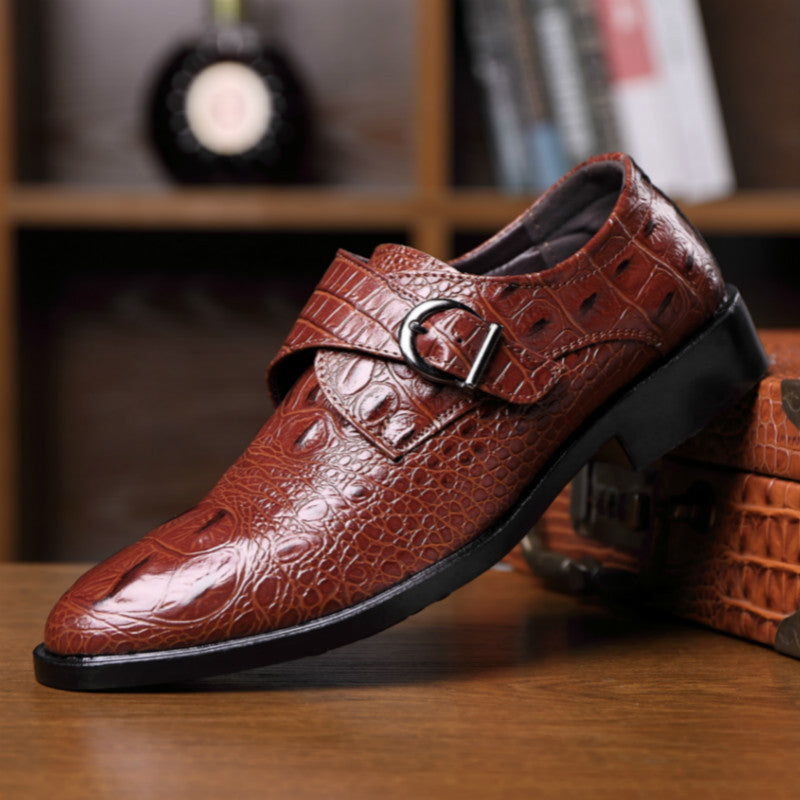 Belt Buckle Business Leather Shoes Casual - Dazpy