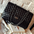 Embroidery thread rhombic chain handbag