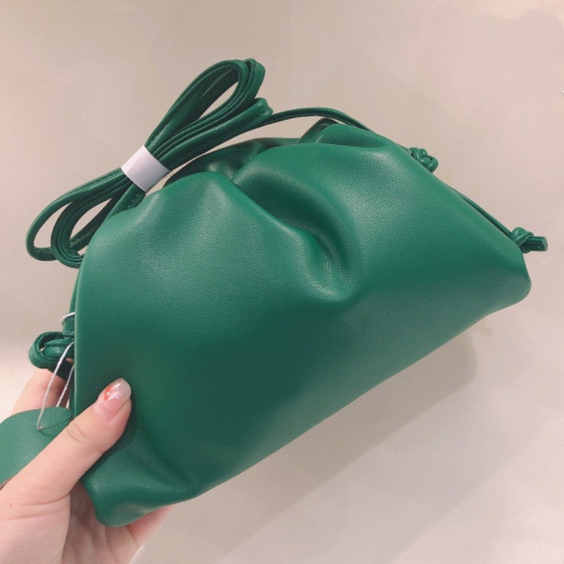 Fashion One-shoulder Messenger Hand-made Dumpling Bag Female - Dazpy