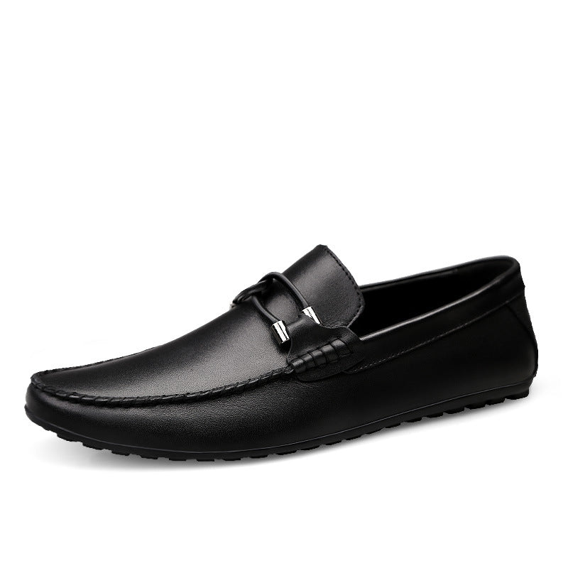 Spring New Men's Casual Business Leather Shoes - Dazpy