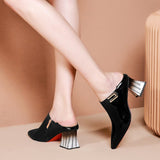 Women's Spring New Pointed Toe Leather Shoes - Dazpy