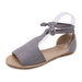 Ankle Straps Plus Size Women's Shoes - Dazpy