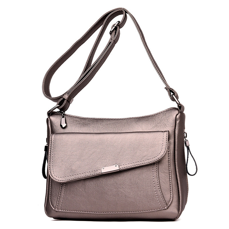 Small Bag Middle-aged Mother Bag Shoulder Messenger Bag - Dazpy