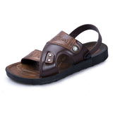 Men's Casual Beach Shoes Dual-use Non-slip Sandals And Slippers - Dazpy