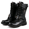 Trend high men's boots military boots men's cowboy boots men's boots - Dazpy