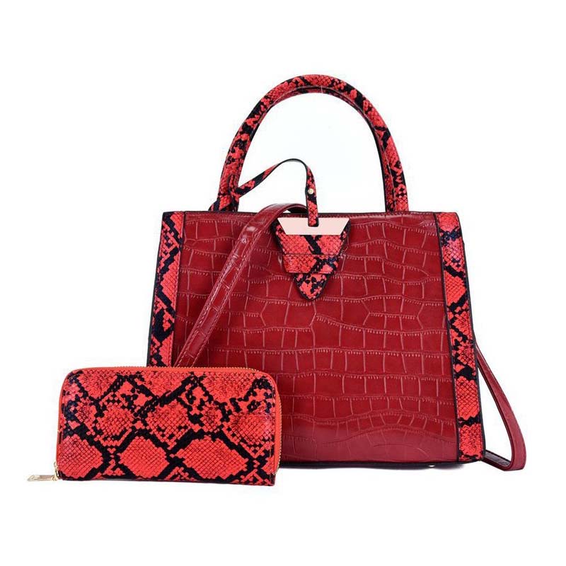 Single shoulderPattern Two-Piece Handbag Shoulder Bag - Dazpy