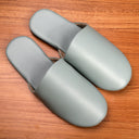 Home Leather Slippers Women's Baotou Home Soft Bottom