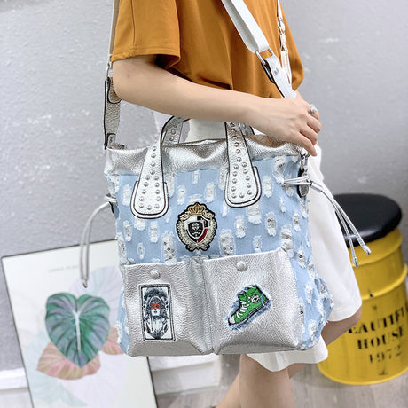 Trendy Casual Portable Personalized Bucket Bag - Dazpy