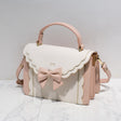 Bowknot Organ Bag Small Square Lolita Shoulder Messenger Female - Dazpy