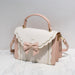 Bowknot Organ Bag Small Square Lolita Shoulder Messenger Female - Dazpy