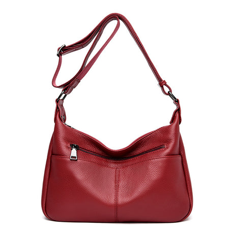 Ladies Shoulder Bag Head Layer Calfskin - Dazpy