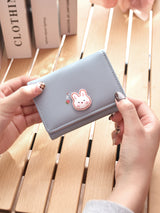 Women's Niche Design Tri-fold Thin Cute Coin Purse - Dazpy