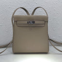 Backpack first layer cowhide school bag