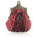 Women's Vintage Heavy Beaded Evening Bag - Dazpy