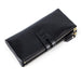 Vintage Money Clip Oil Wax Leather Long Wallet - Dazpy