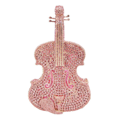 Diamond Cut Out Fashionable Violin Shoulder Bag - Dazpy