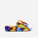Furry Sandals And Design Thick-soled Wool Slippers