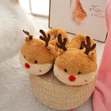 Winter Warm Student Dormitory Plush Cotton Slippers - Dazpy