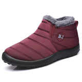 Women's thick and fleece short boots - Dazpy