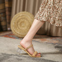 Ladies Fashion Two Wear Chunky High Heel Sandals