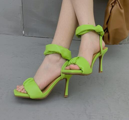 Ladies Open-toe High-heeled Simple Temperament Fairy Sandals - Dazpy