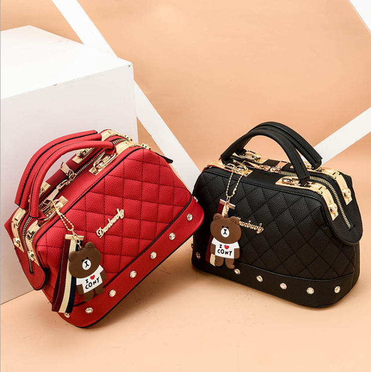 2021 autumn and winter trend new single shoulder diagonal small bag Korean fashion handbag small square bag - Dazpy