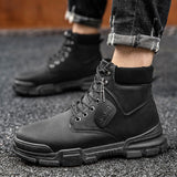 Men's Tooling British Style Retro Men's Boots - Dazpy