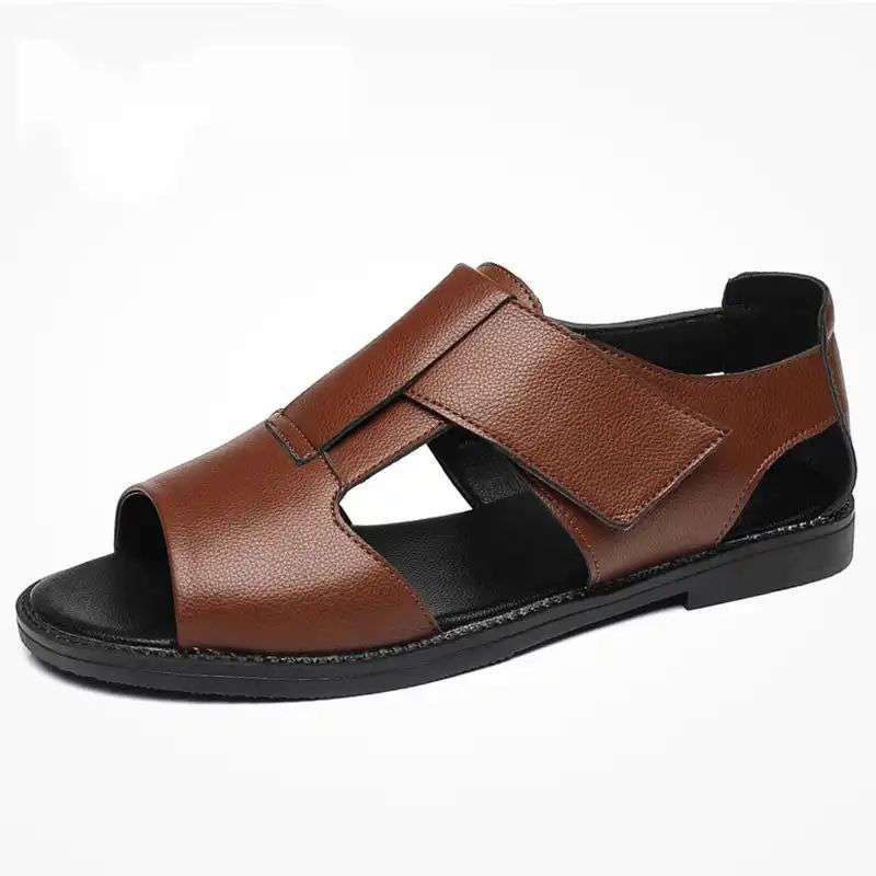 Casual Sandals Breathable Soft Beach Men Roman Shoes - Dazpy