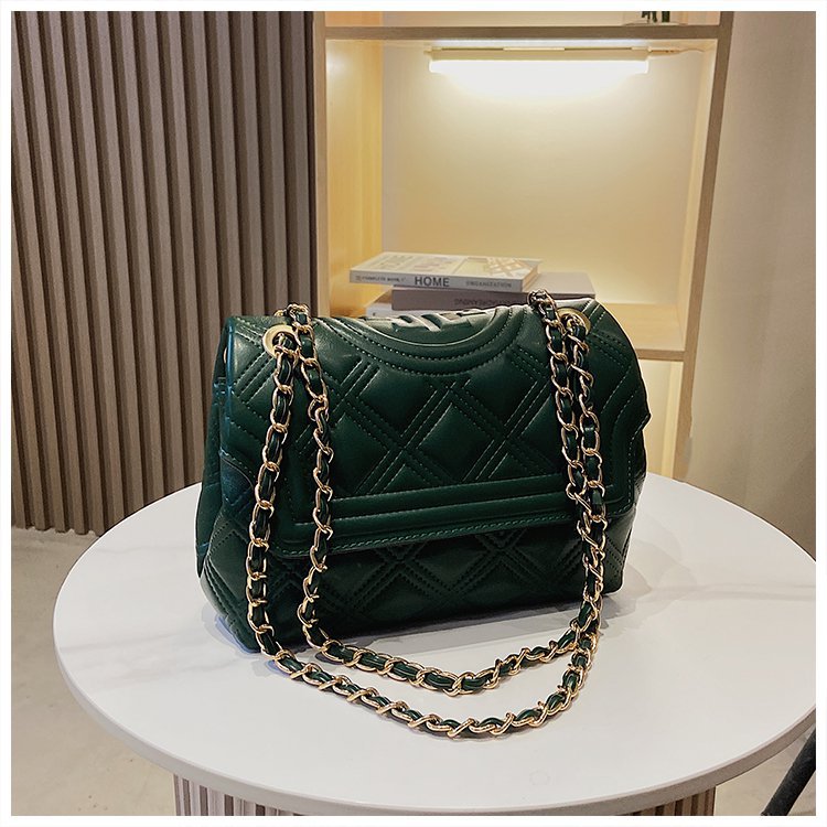 Cross-border Women's Bag Factory Direct Supply 2021 New TB Rhombus One-shoulder Crossbody Chain Women's Bag - Dazpy