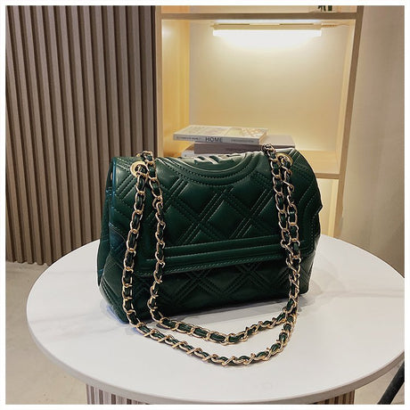 Cross-border Women's Bag Factory Direct Supply 2021 New TB Rhombus One-shoulder Crossbody Chain Women's Bag - Dazpy