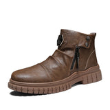 Men's High-top Martin Boots British Trend Tooling - Dazpy