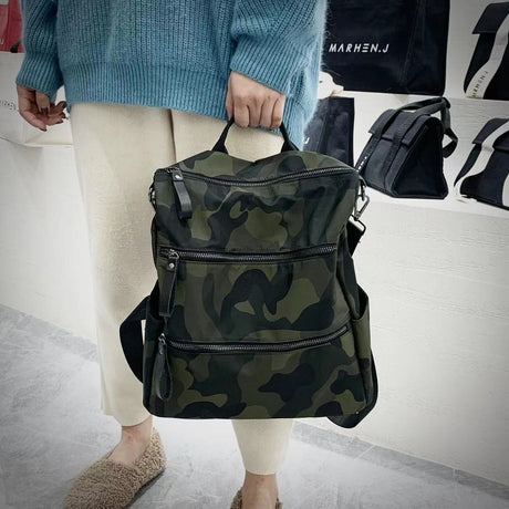 Camouflage Fashion All-match Waterproof Nylon Cloth Large Capacity Single Shoulder - Dazpy