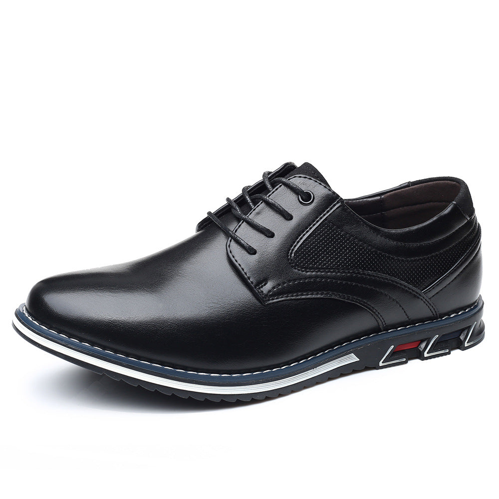 Men's Leather Soft Sole Leather Casual Shoes - Dazpy