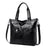 Retro Fashion PU Soft Leather Handbags Large Capacity Single Shoulder Bag