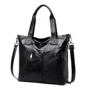 Retro Fashion PU Soft Leather Handbags Large Capacity Single Shoulder Bag