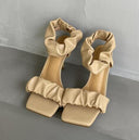 Ladies Open-toe High-heeled Simple Temperament Fairy Sandals