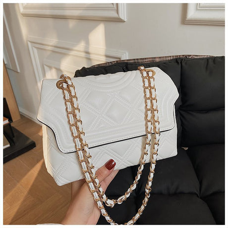 Cross-border Women's Bag Factory Direct Supply 2021 New TB Rhombus One-shoulder Crossbody Chain Women's Bag - Dazpy