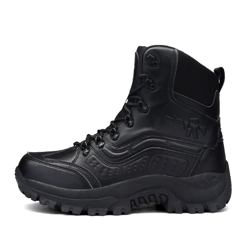 Large size high top outdoor military boots - Dazpy